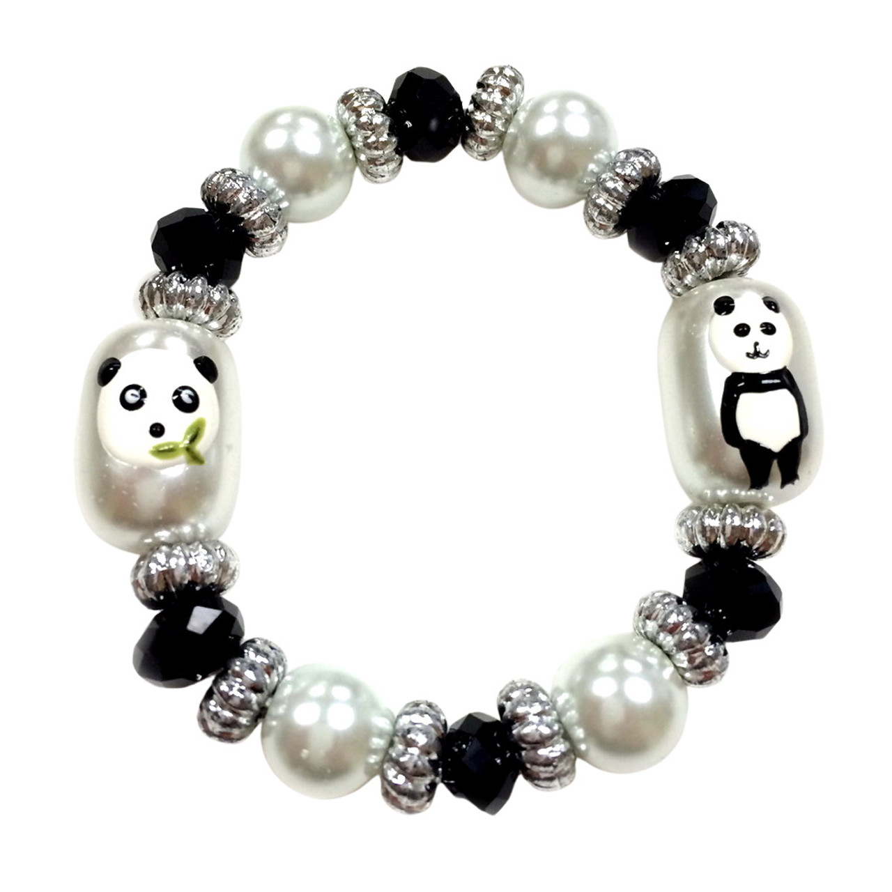 Panda Silver Baby Nazariya Bracelet, सिल्वर प्लेटेड ब्रेसलेट, चांदी चढ़ाया  हुआ ब्रेसलेट - Rishirich Jewels, Mumbai | ID: 2850293983697